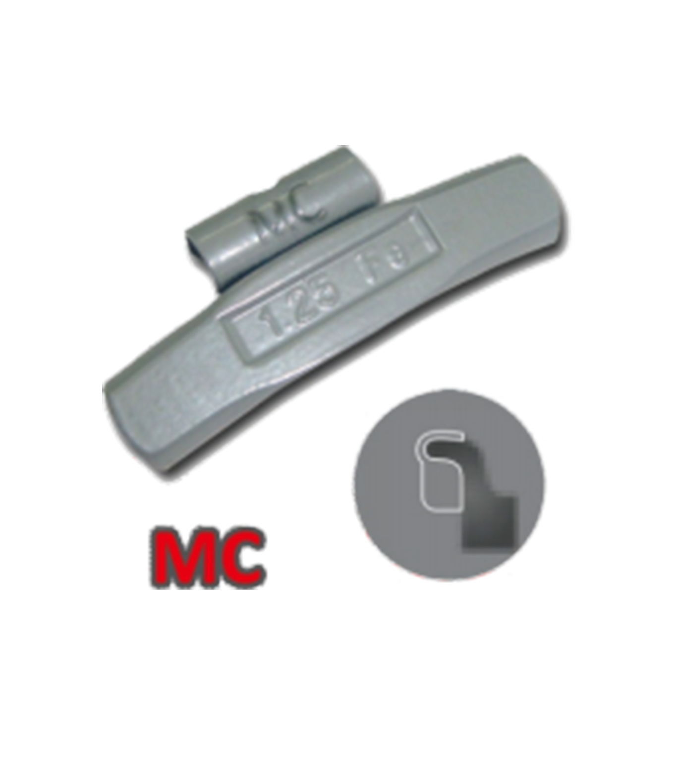 وزن عجلة فولاذية قابلة للتثبيت من MC Profile للعجلات الفولاذية